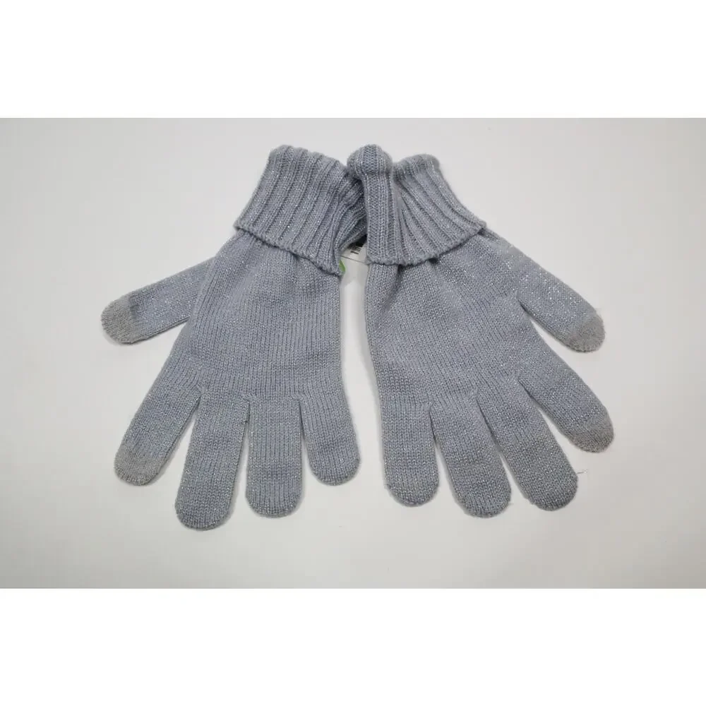 Style &‎ Co Grey and Silver Sparkle Gloves with Touchscreen Finger Tips